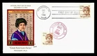 DR WHO 1980 FDC INDIAN SEQUOYAH COLLINS HANDPAINTED CACHET  R70061