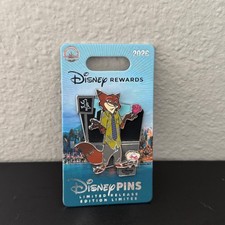 Disney Pin Nick Wilde Disney Rewards Visa Exclusive Zootopia 2