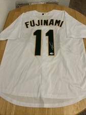 Shintaro Fujinami Oakland Athletics Autographed Jersey JSA Certified
