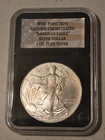 West Point Mint Genuine Uncirculated American Eagle Silver Dollar 1 Oz Pure...