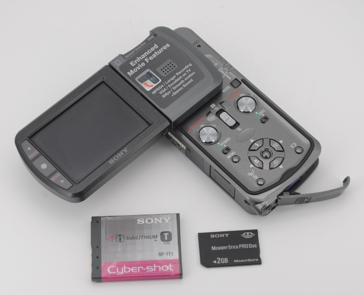 中古 SONY サイバーショットDSC-M1 デジタルカメラ コンデジ Sony Cyber-shot DSC-M1 5.1MP Digital Camera - Black for sale