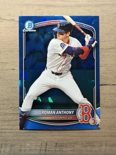 2025 Bowman Chrome Prospect Sapphire Refractor Roman Anthony #BCP-167 Red Sox