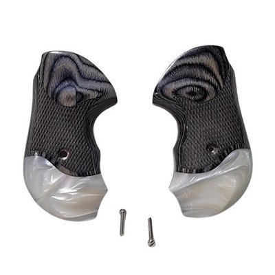 Rossi 63 Black Rosewood Grips with Accent in White Pearl Acrylic