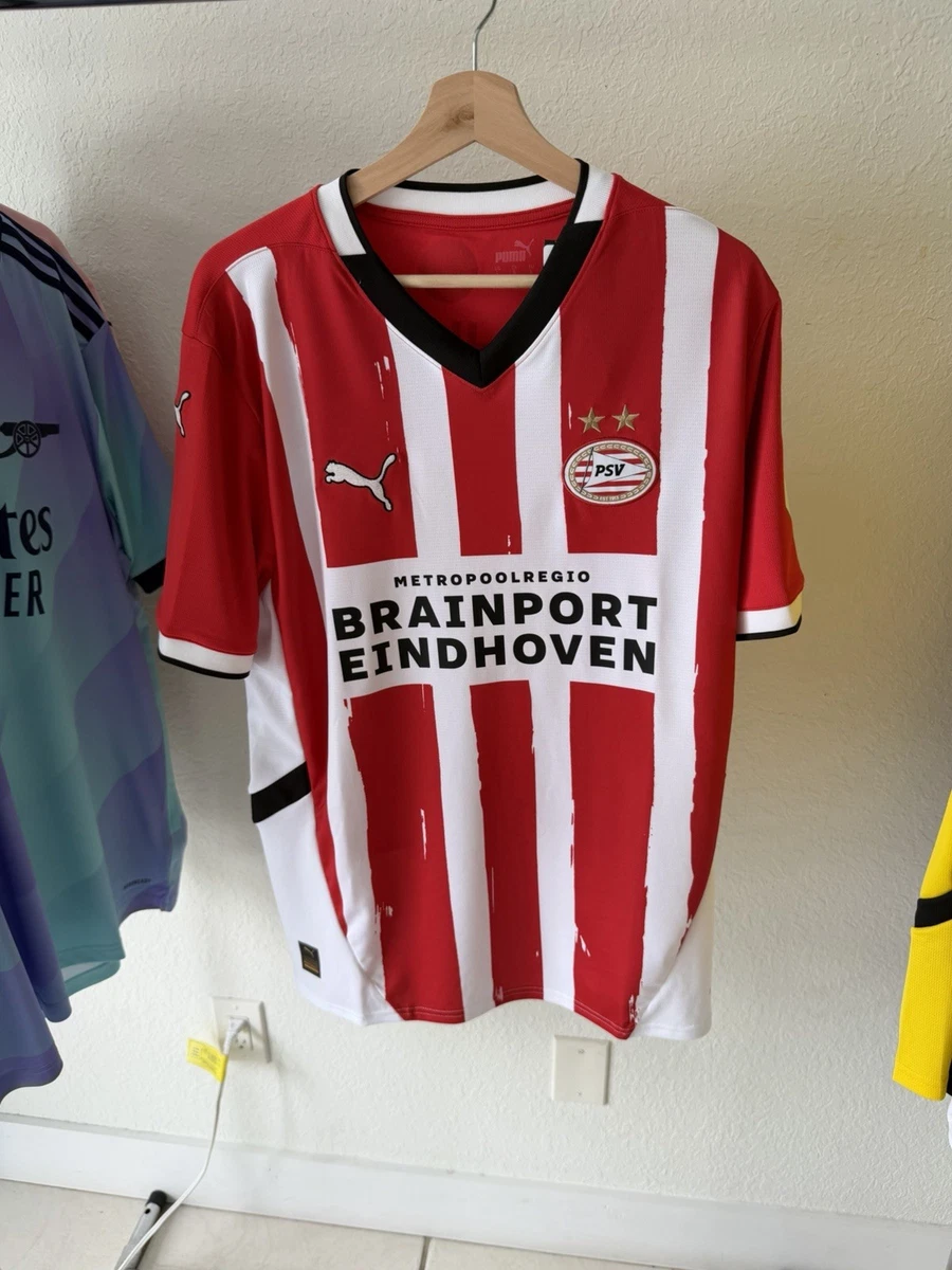 Size L PSV Eindhoven International Club Soccer Fan Jerseys for