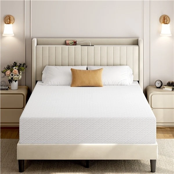 8" 10" 12" Gel Memory Foam Mattress Green Tea Mattress Full Queen Twin Size Review