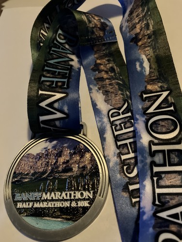 BANFF Running Half Marathon ALBERTA CANADA Medal 10K Free Shipping 2021 Virtual