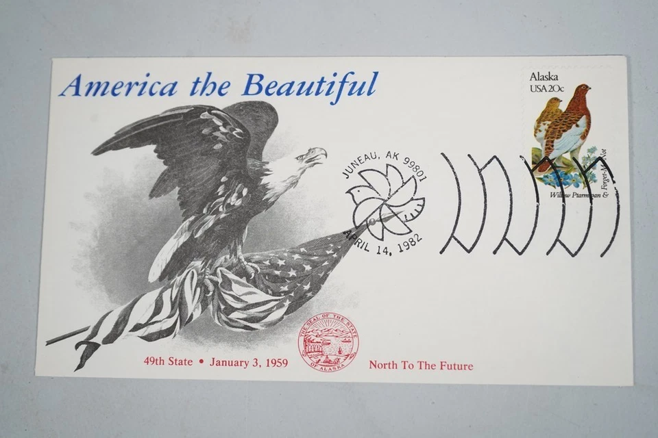 US 1982 FDC FULL SET STATE BIRDS KMC VENTURE FIRST DAY COVERS - Image 3 of 4