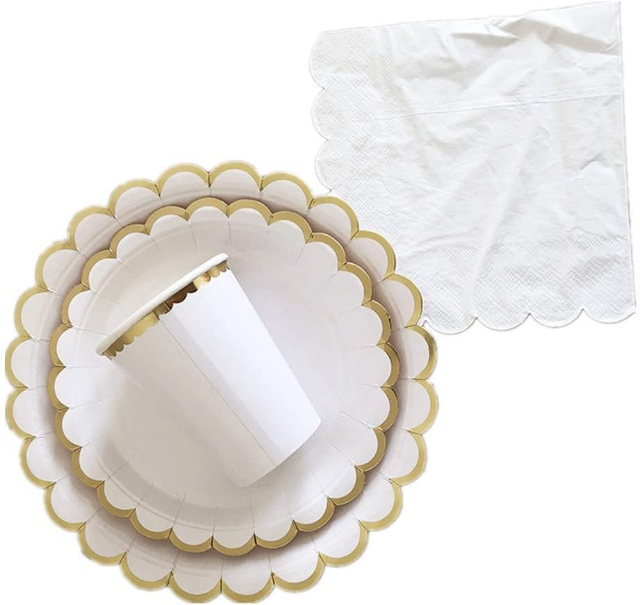 Assiettes en papier jetables Ulalaza pour éviter la vaisselle lors des fêtes de famille