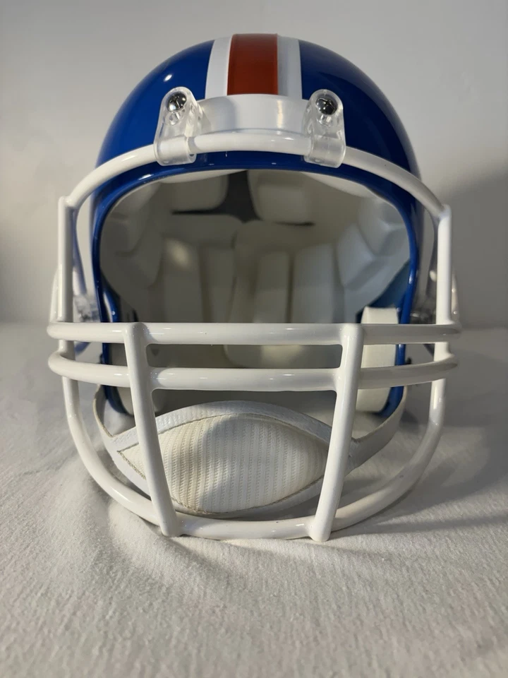 Clinton Portis Autographed Full Size Throwback Denver Bronco Helmet - Image 4 of 4