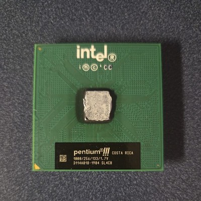 Intel Pentium III 1000 /256 /133 /1.7V L052A513-0063 1GHz SL4C8 Socket 370 CPU