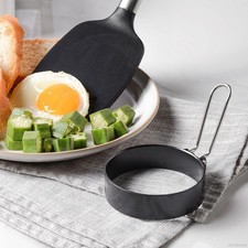 Antihaftbeschichtung runder Eierring perfekt für hausgemachte Burger und Omelet