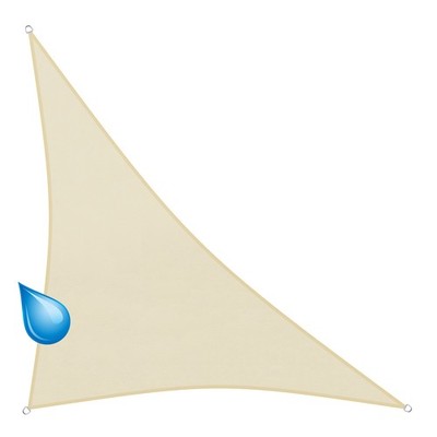 sunprotect 83286 Sonnensegel Hydro, 5 x 5 x 7 m, 90° Grad Dreieck, wasserabweise