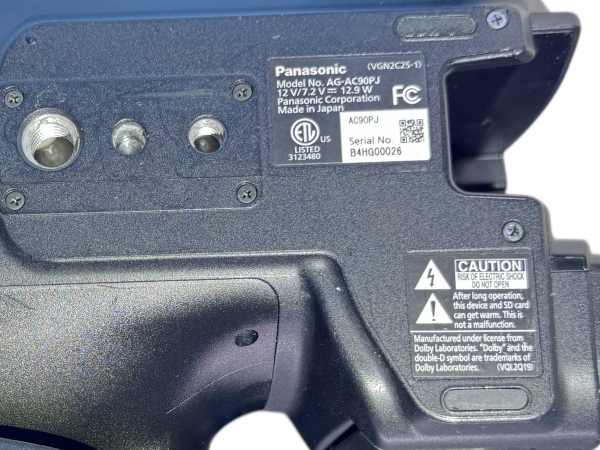 Panasonic AG-AC90 Flash Media Camcorder for sale online | eBay