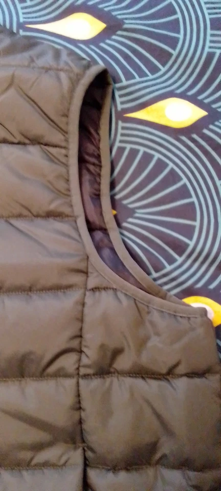 Doudoune Sans Manche Mixte de Marque TEX Taille XXL Couleur Vert Kaki Comme Neuv - Photo 3/4