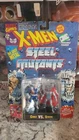 Vintage 1994 Toybiz Diecast X-Men Steel Mutants Cable and Stryfe Action Figures