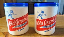 Vintage Old German Beer Koozie Set Foam Can Cooler Coozie Cumberland MD