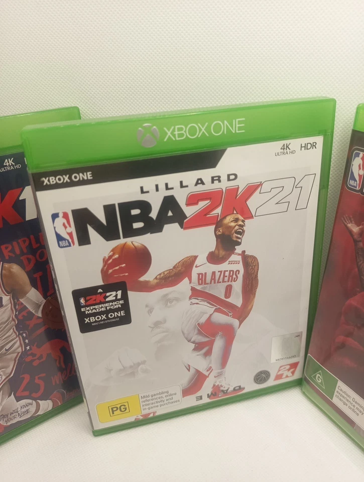  NBA 2K14 NBA 2K19 NBA 2K21 Lebron Simmons Lillard Xbox One Bundle Of 3 - Image 3 of 4
