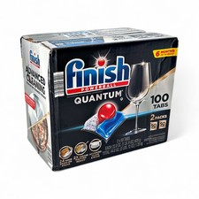 Finish Powerball Quantum Advanced Cleaning Automatic Dishwasher Detergent Tabs