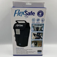 FlexSafe Aqua Vault Anti-Theft Portable Safe Slash Resistant Combination Lock 