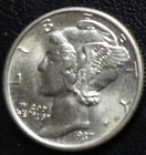1937 Philadelphia Mercury Silver Dime