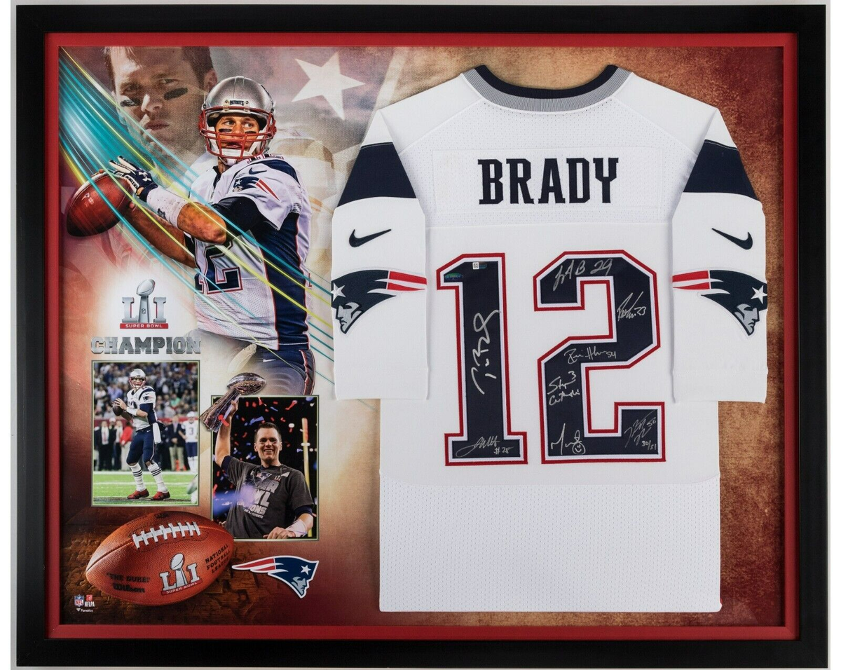 Tom Brady 2016 New England Patriots Super Bowl LI Champs Team