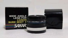 Sakar Wide Angle Lens For Canon Sure Shot ll-Made in Japan