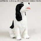 Springer Spaniel Mini Hand Painted Figurine Blk