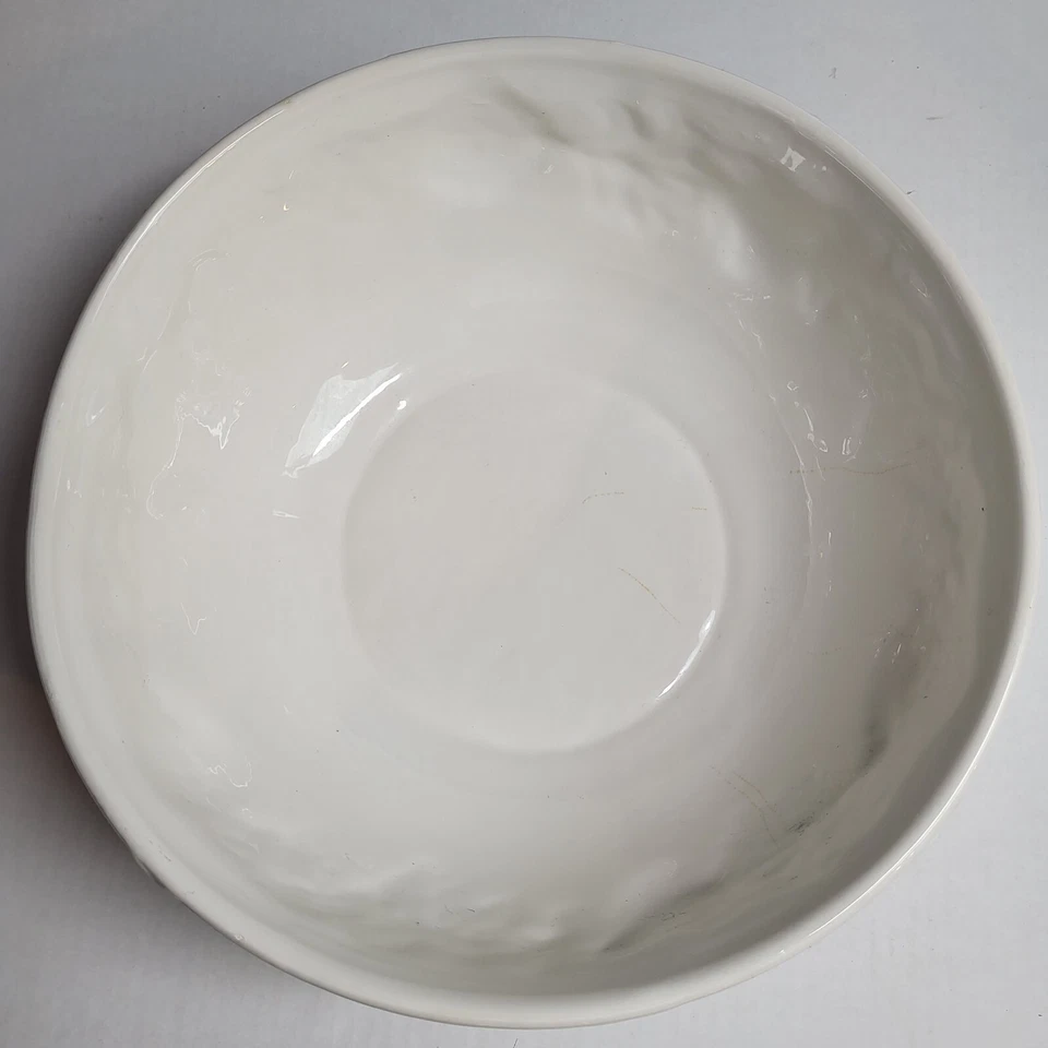 Gibson Elite 14 дюймов сервировочная чаша цветочный белый виноград с ручной росписью GRS - Изображение 3 из 4