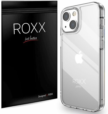 ROXX Apple iPhone 13 Mini Antigelb Clear Case Hardcase Transparente Hülle