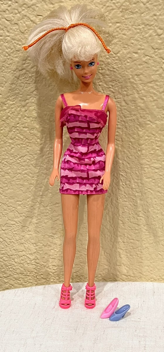 Vintage- 1966 - Mattel Blonde Barbie Doll - Made in Indonesia