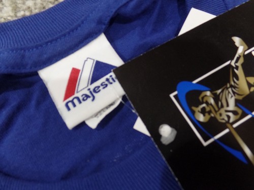 Majestic Alfonso Soriano 2009 Chicago Cubs Player Blue T Shirt New tags - Foto 3 di 3