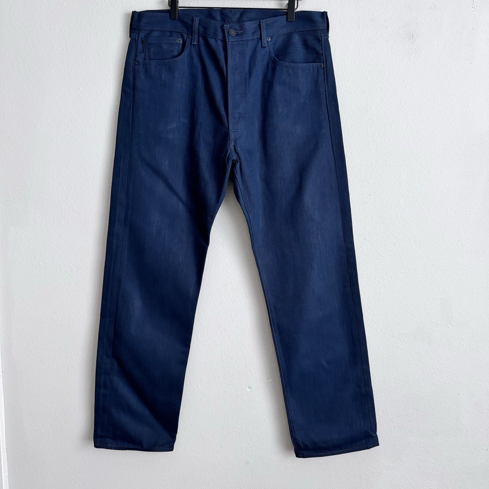 Levi’s 501 Men’s Raw Jeans Blue Button Fly Size 36