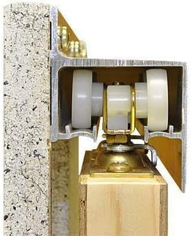 2610 Wall Mount Barn Door Type Sliding Door Hardware 48" eBay