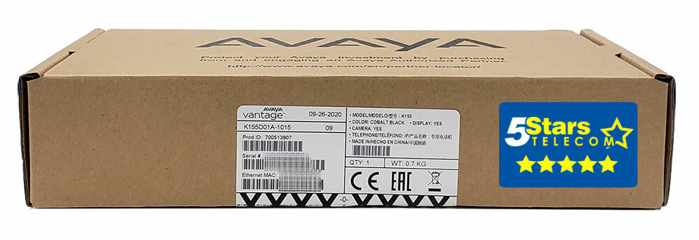 Avaya Vantage K155 Multimedia Device (700513907) - Brand New, 1