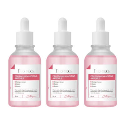 Deoproce Pink Collagen Boosting Ampulle 100ml * 3 Stück - KOSTENLOSER VERSAND