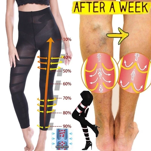 High Waist Leggings Sleep Leg Shaper Compression Tummy Control Pants