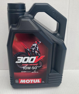 14,73 /l Motul 300V 4T Off Road 10W-50 4 L Racing Motorenöl auf Esterbasis