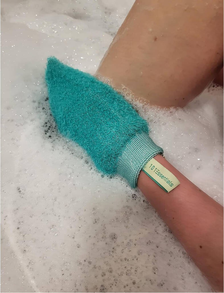 Natural Fiber Body Scrubber Glove for Shower