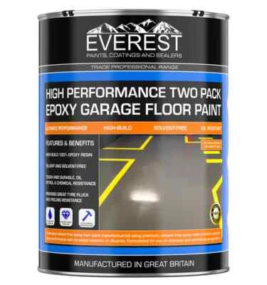 EVEREST TRADE PAINTS EVEREST TRADE - HB EPOXY GARAGE FLOOR PAINT - HIGH BUILD - TWO-PACK EPOXY