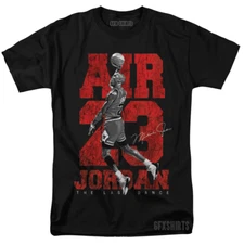 Michael Jordan 6 rings Chicago Bulls Retro Vintage Graphic Design T-Shirt