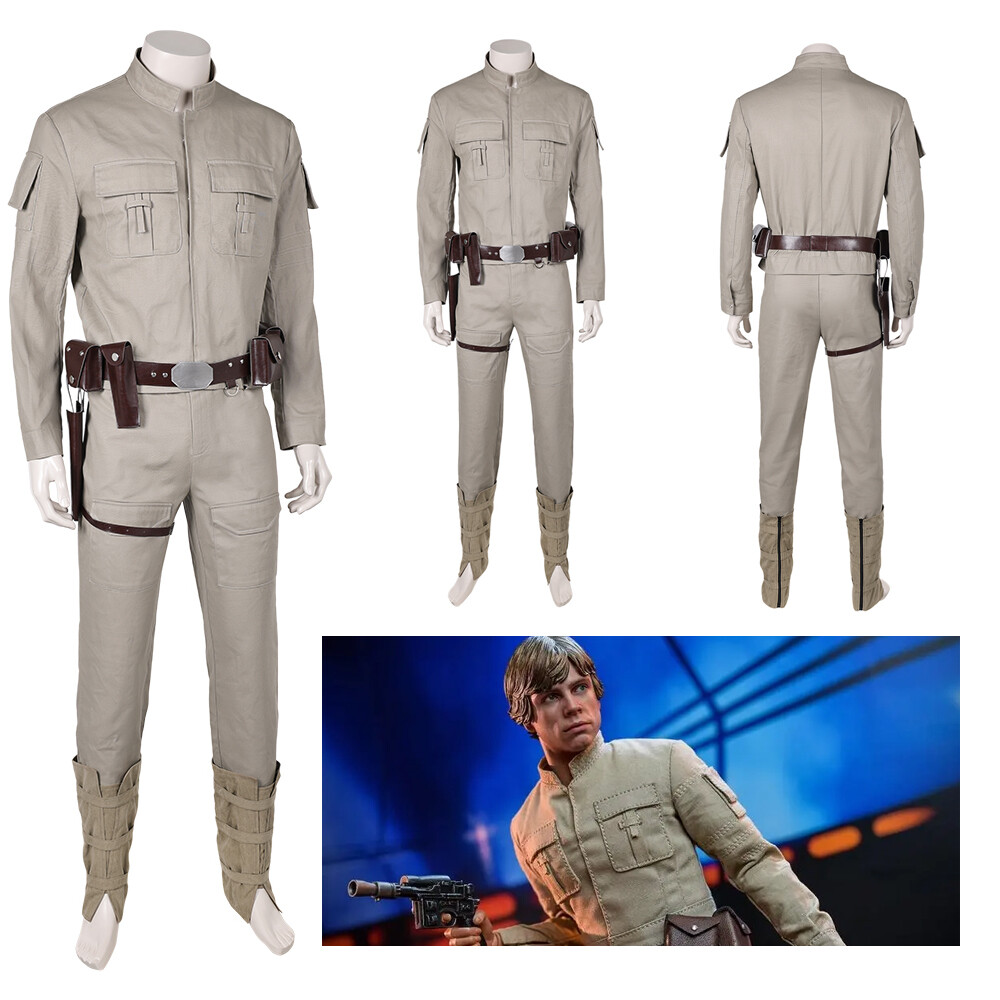 Star Wars 2 El Imperio Contraataca Luke Skywalker Disfraz Juegos con disfraces Hombres Halloween