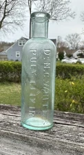 Blown Dr. N. C. White's Puly Elixir Quack Medicine Bottle Vermont VT ca. 1900
