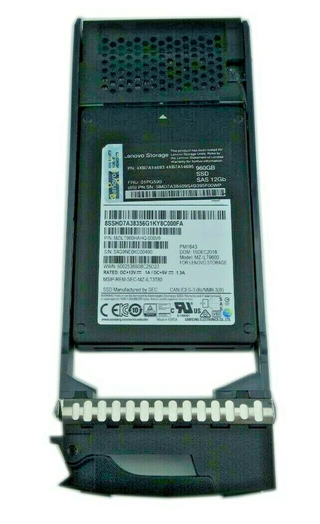 Lenovo PM1643 960GB SAS 12Gb 2.5 
