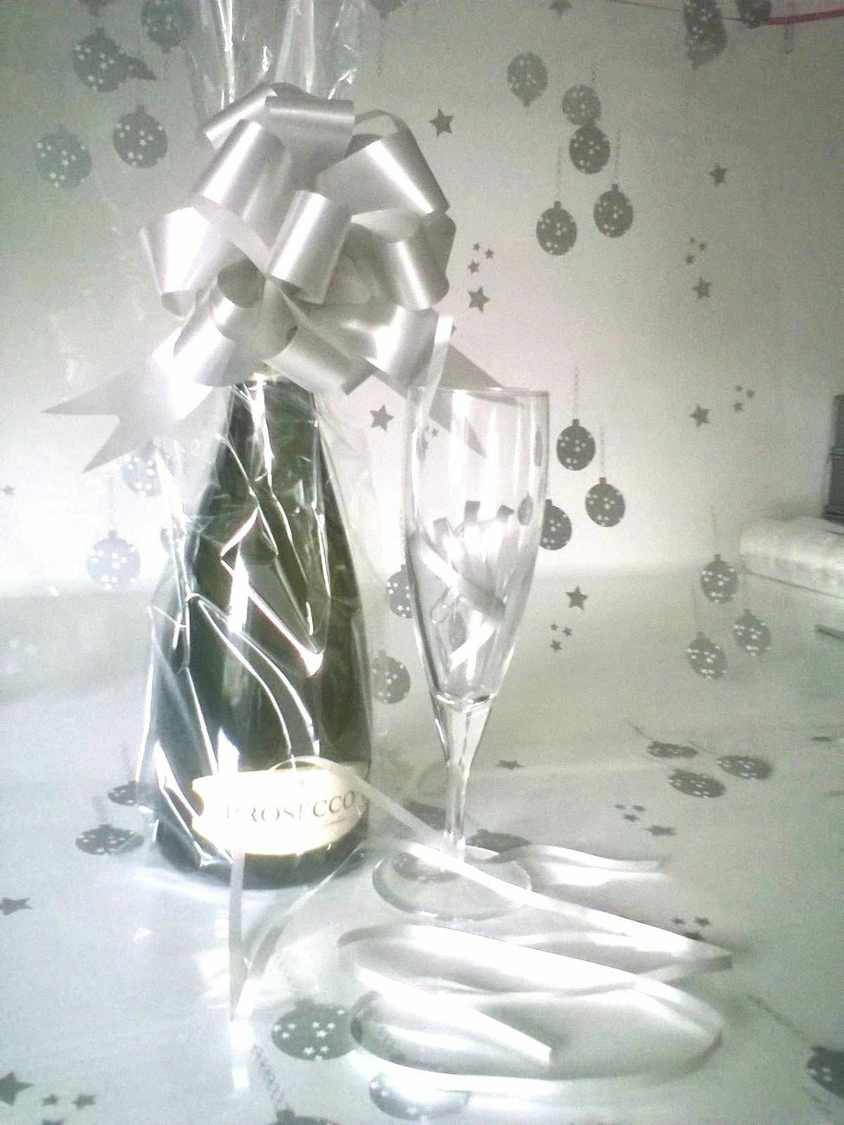 Clear Cellophane Wine Bottle Bags, Bows, Gift Bags, Ideal decoration