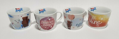 Milky & Schoki Ferrero KINDER RIEGEL Sammeltasse alle 4 Motive 2022 Fan-Edition