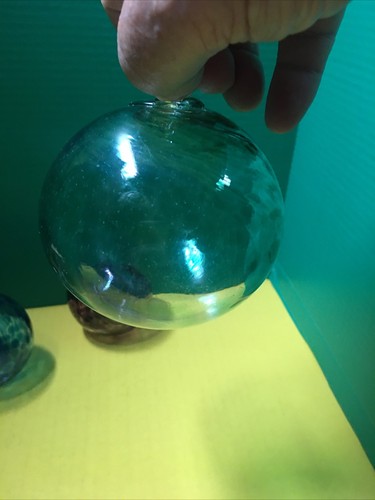Hand blown glass ball ornaments - lot of 4 - Picture 11 of 20