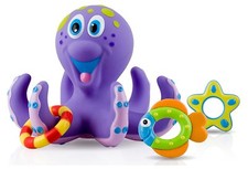 Nuby Octopus Hoopla Bathtime Fun Bath Toy