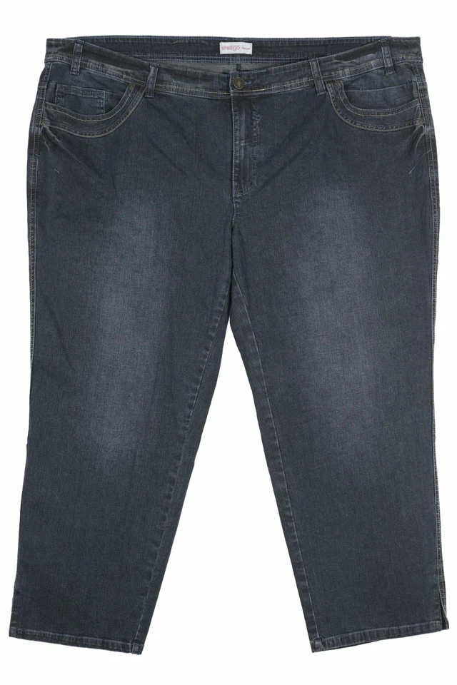 sheego Kira Stretchjeans Die Schmale Slim Jeans Blau Damen Denim Größe 56 58 - Bild 1 von 1