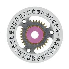 Calendar Date Disc to fit Rolex Ladies Date Just 2135 white color 