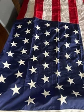 RARE! USA 49 Star Stars Linear Premium 5x8 Nylon Sewn Flag Banner